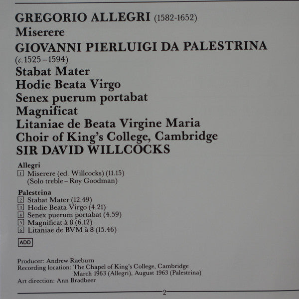 miserere-/-stabat-mater