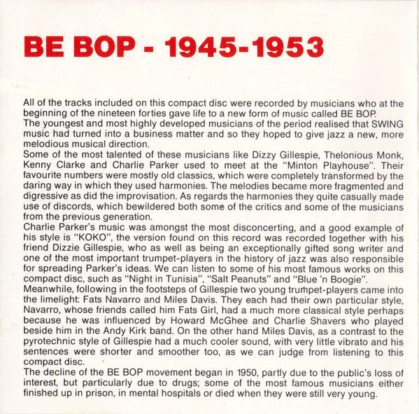 be-bop---1945-1953