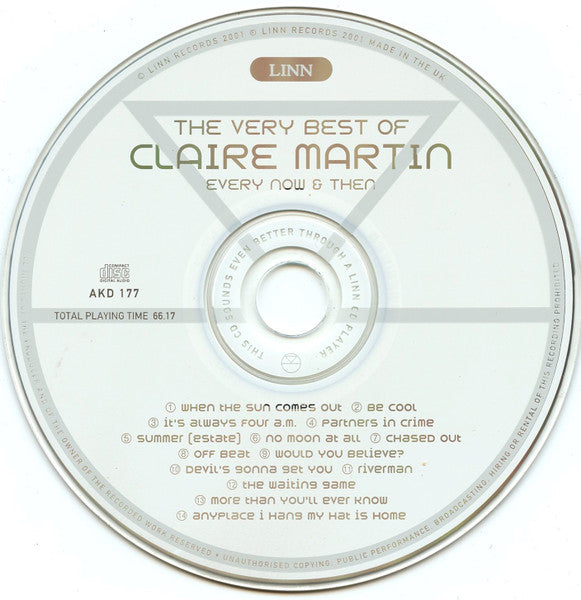 the-very-best-of-claire-martin:-every-now-and-then