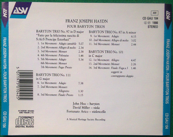 four-baryton-trios