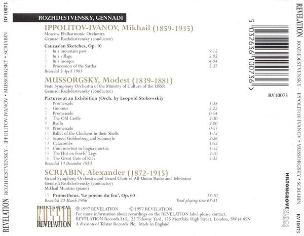 ippolitov:-caucasian-sketches,-mussorgsky:-pictures-at-an-exhibition,-scriabin:-prometheus