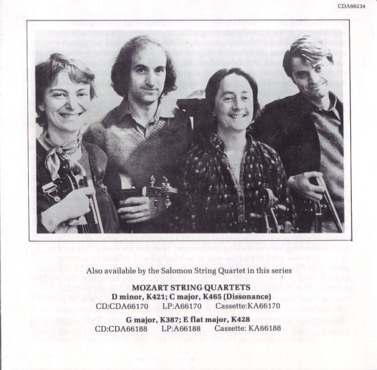 string-quartets-b-flat,-k458---a-major,-k464