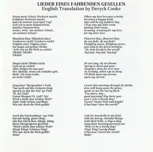 des-knaben-wunderhorn-/-lieder-eines-fahrenden-gesellen