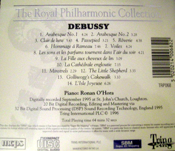 piano-works:-two-arabesques-/-preludes-/-claire-de-lune-/-lisle-joyeuse-/-childrens-corner