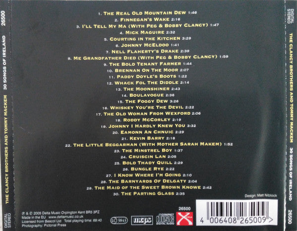 the-clancy-brothers-&-tommy-makem---30-songs-of-ireland
