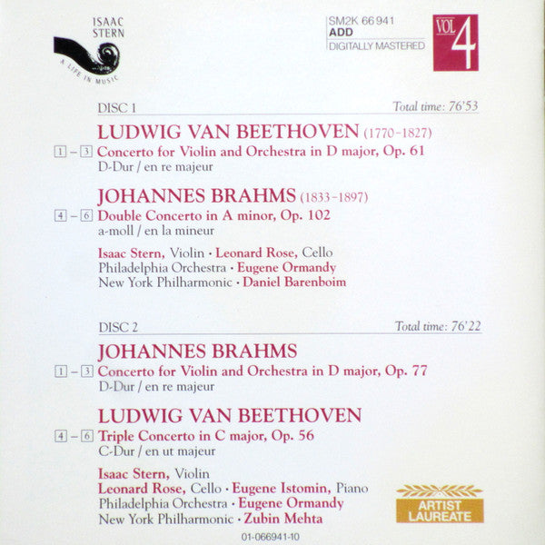 beethoven:-violin-concerto-•-triple-concerto-•-brahms:-violin-concerto-•-double-concerto