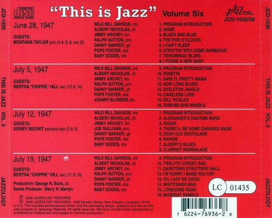 this-is-jazz:-the-historic-broadcasts,-volume-six