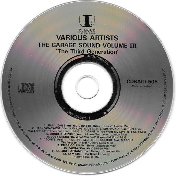 the-garage-sound-volume-iii---the-third-generation