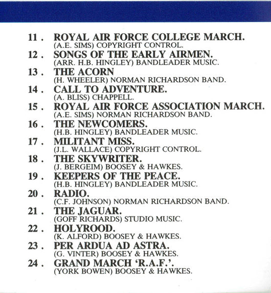 marches-of-the-royal-air-force