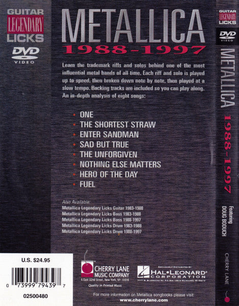 metallica-legendary-licks-guitar-1988---1997