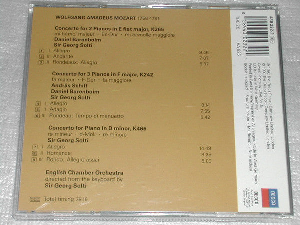 concertos-k242,-k365,-k466