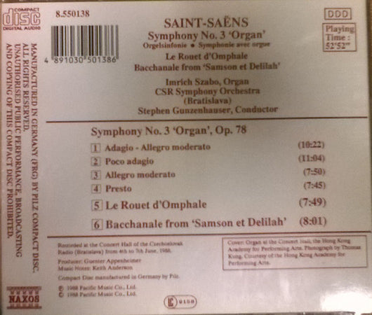 symphony-no.-3-organ,-op.-78-•-le-rouet-domphale-•-bacchanale-from-samson-et-delilah