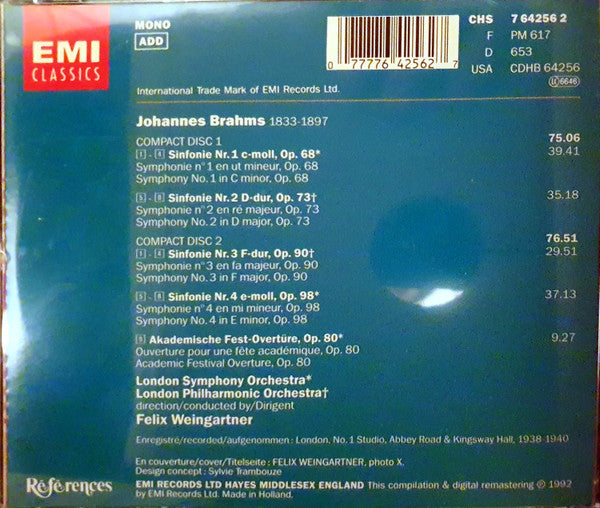 sinfonien/symphonies