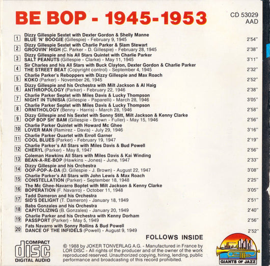 be-bop---1945-1953