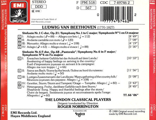 sinfonien-=-symphonies-1-&-6-"pastorale"