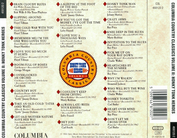 columbia-country-classics-volume-2---honky-tonk-heroes
