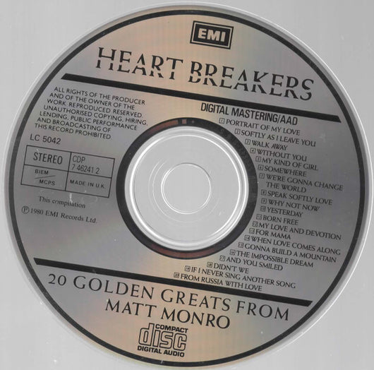 heart-breakers---20-golden-greats-from-matt-monro