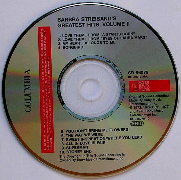 barbra-streisands-greatest-hits---volume-2