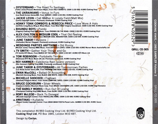 cooking-vinyl---1993-sampler-volume-2