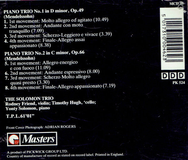 mendelssohn-piano-trios,-no.-1-in-d-minor-op.49,-no.-2-in-c-minor-op.-66