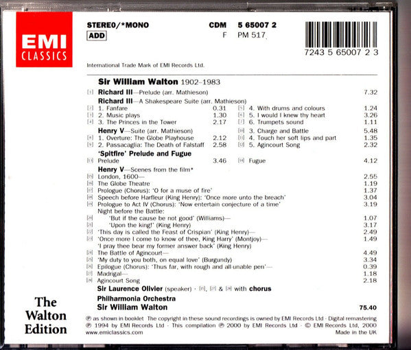 scenes-from-henry-v-•-richard-iii-and-henry-v–suites-•-spitfire-prelude-and-fugue