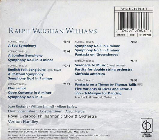 the-nine-symphonies-•-job-•-english-folk-song-suite-•-fantasia-on-greensleeves-•-flos-campi-•-fantasia-on-a-theme-by-thomas-tallis-•-five-variants-of-dives-and-lazarus-•-oboe-concerto-•-partita-for-double-string-orchestra-•-serenade-to-m