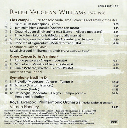 the-nine-symphonies-•-job-•-english-folk-song-suite-•-fantasia-on-greensleeves-•-flos-campi-•-fantasia-on-a-theme-by-thomas-tallis-•-five-variants-of-dives-and-lazarus-•-oboe-concerto-•-partita-for-double-string-orchestra-•-serenade-to-m