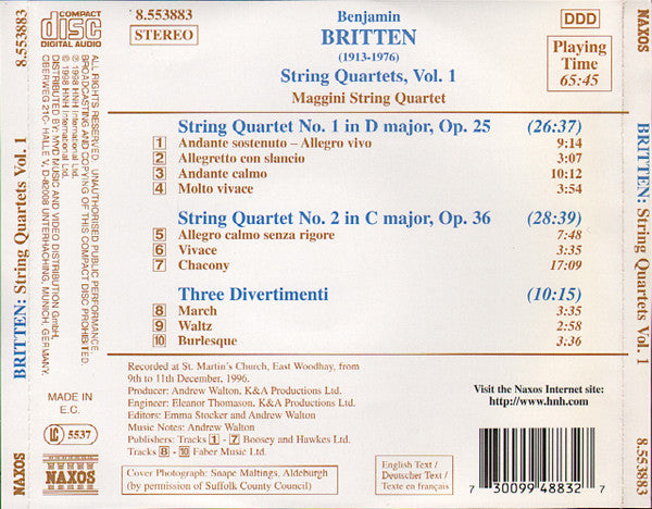 string-quartets-vol.-1