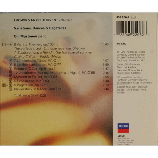 beethoven-piano-variations,-dances,-bagatelles-op.-126
