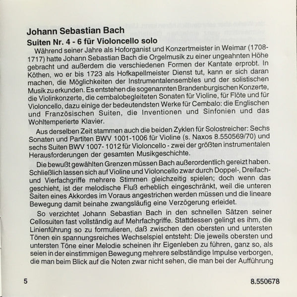 cello-suites-vol.-2:-nos.-4-6,-bwv-1010-1012