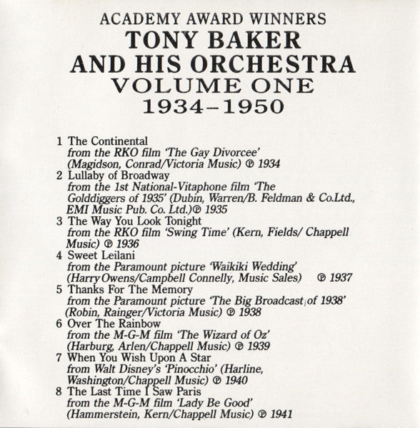 academy-award-winners-(volume-one-1934–1950)-