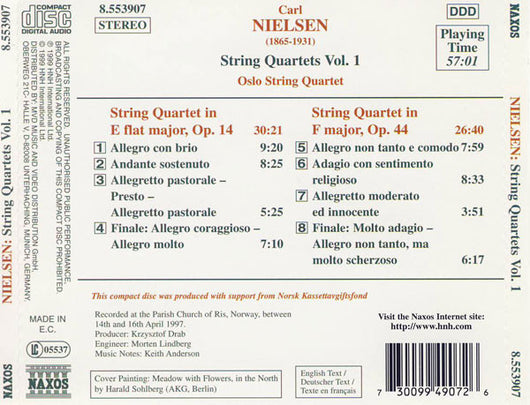 string-quartets-vol.-1:-quartet,-op.-14-•-quartet,-op.-44