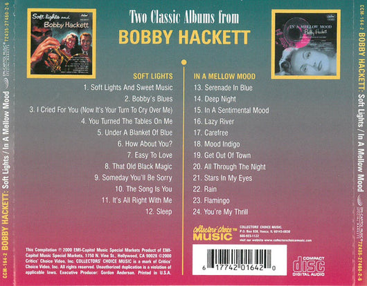 two-classic-albums-from-bobby-hackett:-soft-lights-/-in-a-mellow-mood