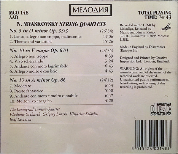 string-quartets-no.-3,-op.-33/3,-no.-10-op.-67/1,-no.-13-op.-86