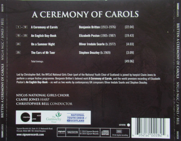 a-ceremony-of-carols-/-an-english-day-book