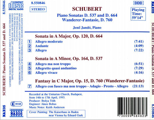 piano-sonatas-d.-537-•-d.-664-/-wanderer-fantasie,-d.-760