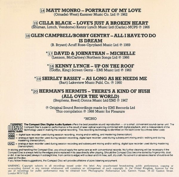 love-songs-of-the-60♥s