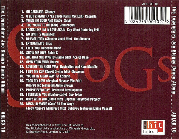 the-legendary-joe-bloggs-dance-album