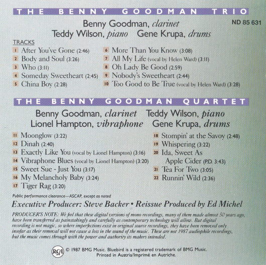 the-original-benny-goodman-trio-&-quartet-sessions,-vol.-1-(after-youve-gone)