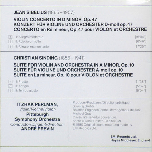 sibelius:-violin-concerto-•-sinding:-suite-for-violin-&-orchestra-op.-10