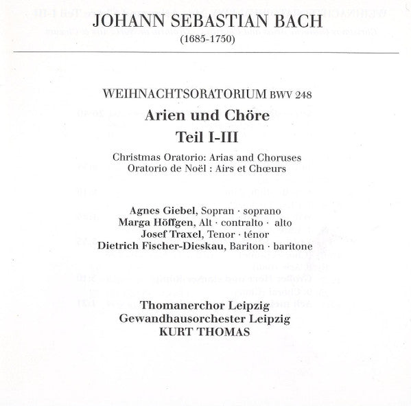 weihnachtsoratorium-bwv-248---arien-&-chöre-teil-i-iii