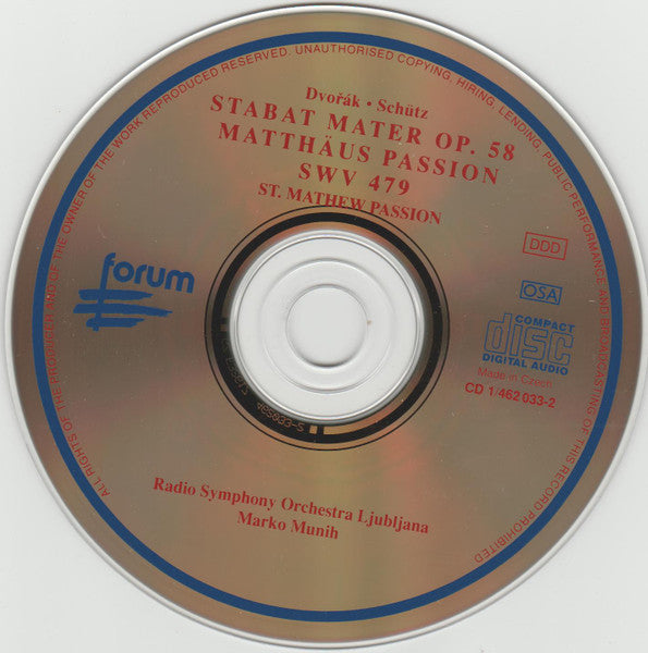 matthäus-passion-swv-479-/-stabat-mater-op.-58