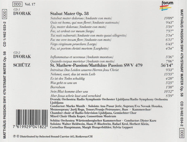 matthäus-passion-swv-479-/-stabat-mater-op.-58