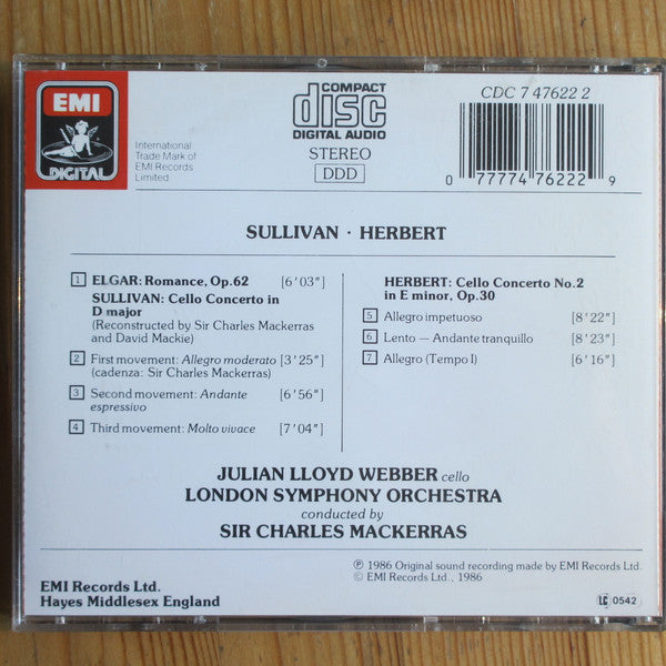 sullivan:-herbert:-cello-concertos