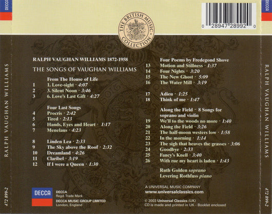 the-songs-of-vaughan-williams