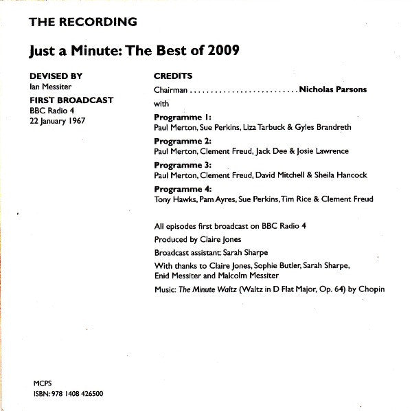 just-a-minute-the-best-of-2009