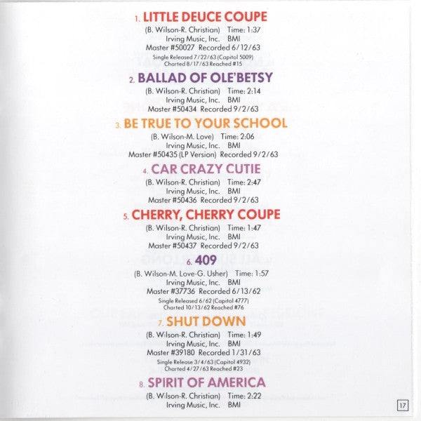 little-deuce-coupe-/-all-summer-long