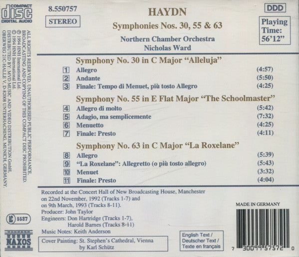 symphonies-vol.-10-(no.-30-"alleluja"-•-no.-55-"the-schoolmaster"-•-no.-63-"la-roxelane")