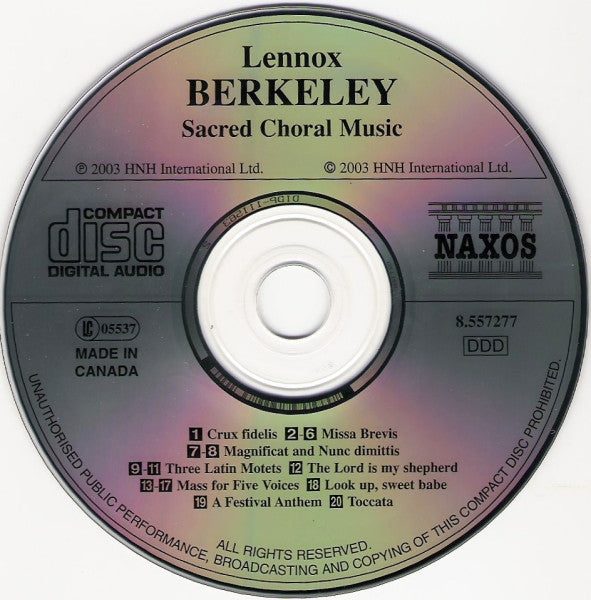 sacred-choral-music:-crux-fidelis-/-missa-brevis-/-three-latin-motets-/-a-festival-anthem