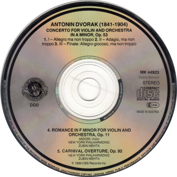 violin-concerto---romance---carnival-overture